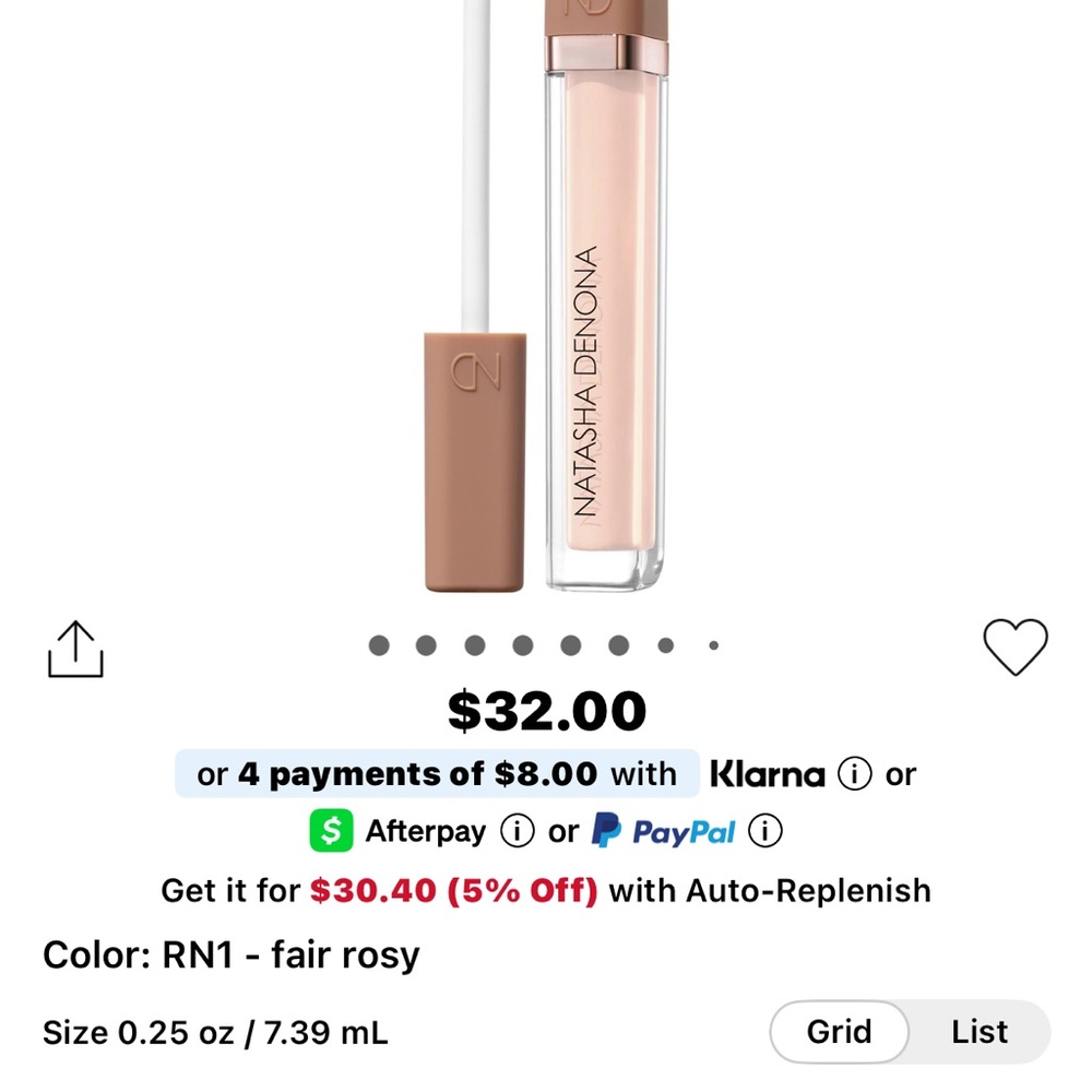 Natasha Denona Gloss in Fair Rosy